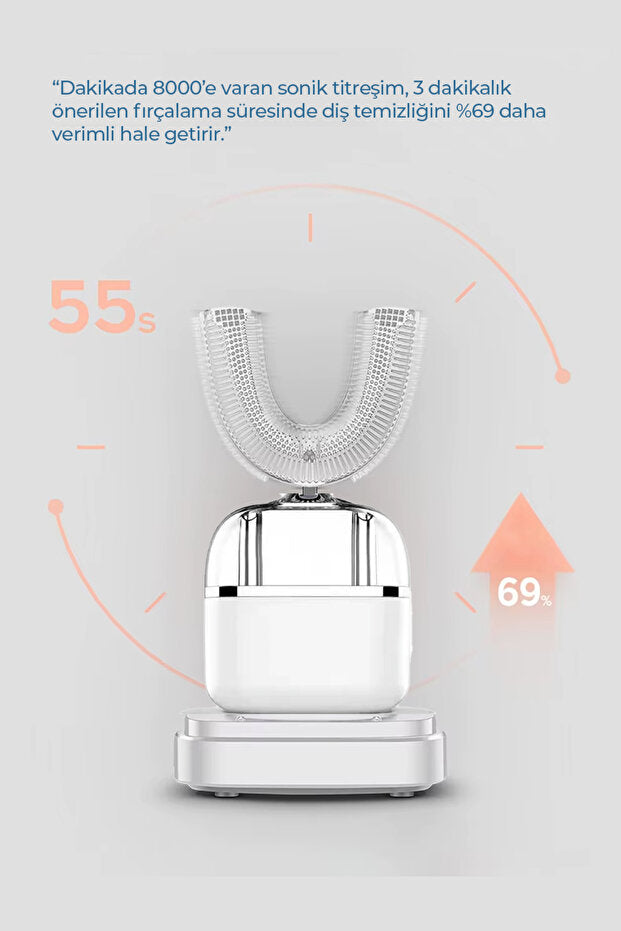 Pieron® Şarjlı 360° Diş Fırçası