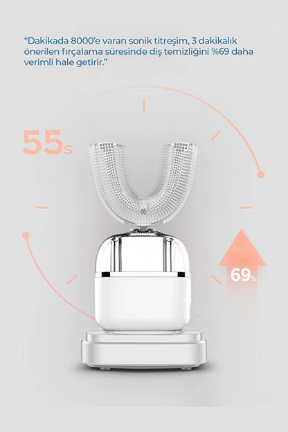 Pieron® Şarjlı 360° Diş Fırçası