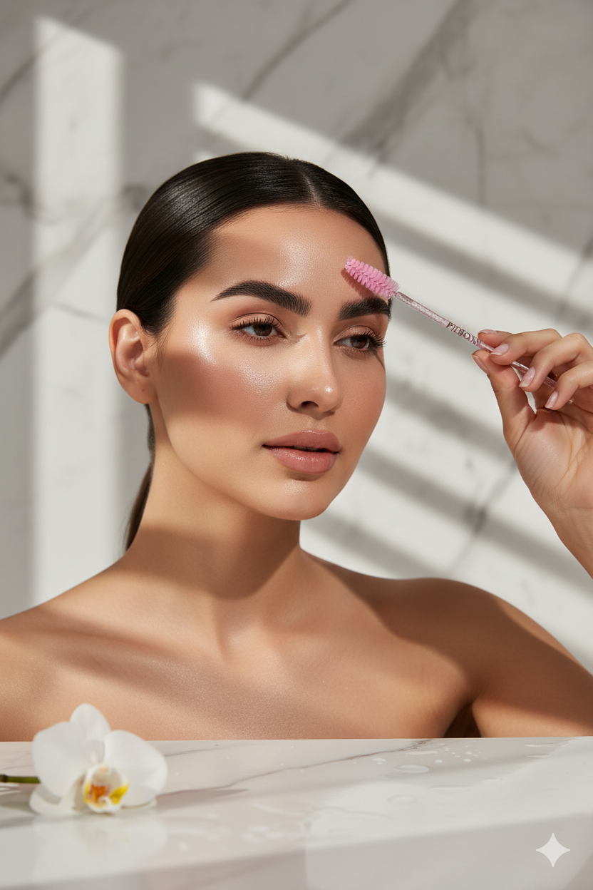 Pieron® Kaş Fırçası – Doğal ve Kusursuz Kaşlar İçin Profesyonel Fırça